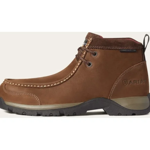 Ariat Women's Edge Lte Moc Comp Toe Slip Resistant Work Boot - Brown - 10035978