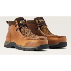 Ariat Women's Edge Lte Moc CT Slip Resistant Work Boot - Brown - 10042485