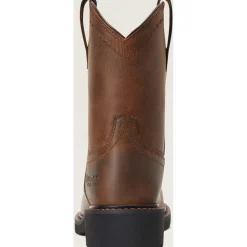 Ariat Women's Fatbaby Pull On Steel Toe Work Boot -Brown- 10040431