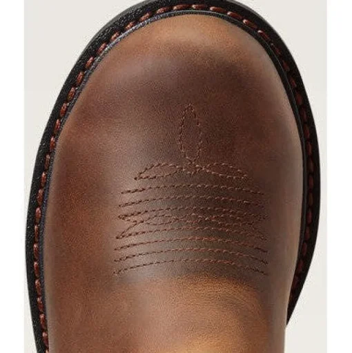 Ariat Women's Fatbaby Pull On Steel Toe Work Boot -Brown- 10040431
