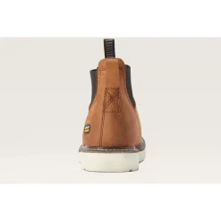 Ariat Women's Rebar Wedge WP Chelsea Work Boot -Aged Honey- 10042481