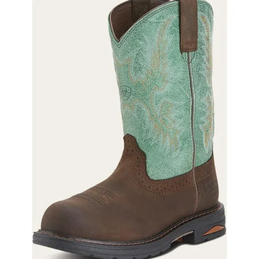 Ariat Women's Tracey Composite Toe Western Work Boot -Brown- 10015405