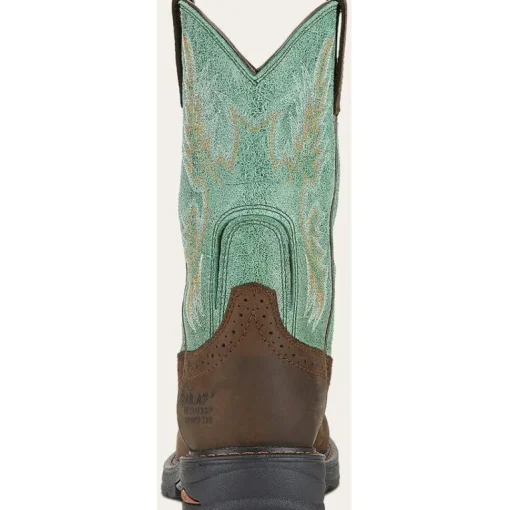 Ariat Women's Tracey Composite Toe Western Work Boot -Brown- 10015405