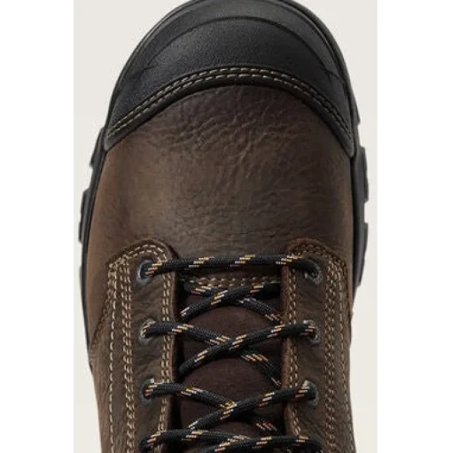 Ariat Women's Treadfast 6" Steel Toe WP Slip Resist Work Boot - Brown - 10040405