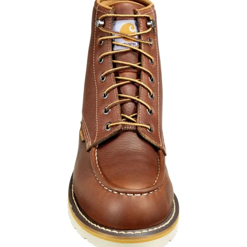 Carhartt Men's 6" Steel Toe Waterproof Wedge Work Boot - Tan - CMW6275