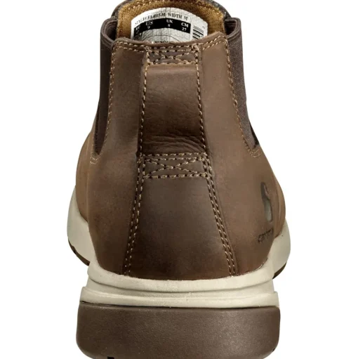Carhartt Men's Chelsea 4" Soft Toe WP Chelsea Work Boot - Brown - FA4015-M