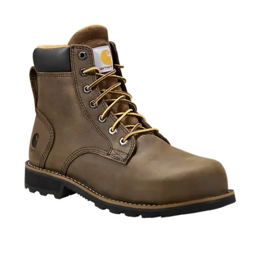 Carhartt Men's Frontier 6" Comp Toe Water Resistant Boot- Brown- FN6365-M
