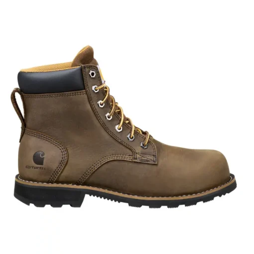 Carhartt Men's Frontier 6" Comp Toe Water Resistant Boot- Brown- FN6365-M