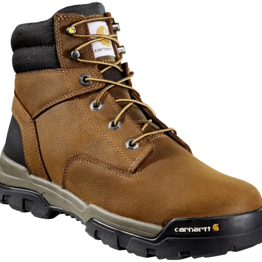 Carhartt Men's Ground Force 6" WP Comp Toe Work Boot - Brown - CME6347