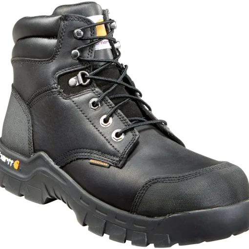 Carhartt Men's Rugged Flex 6" Comp Toe Work Boot - Black - CMF6371