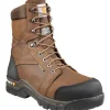 Carhartt Men's Rugged Flex 8" Comp Toe Ins WP Work Boot Brown CMF8389