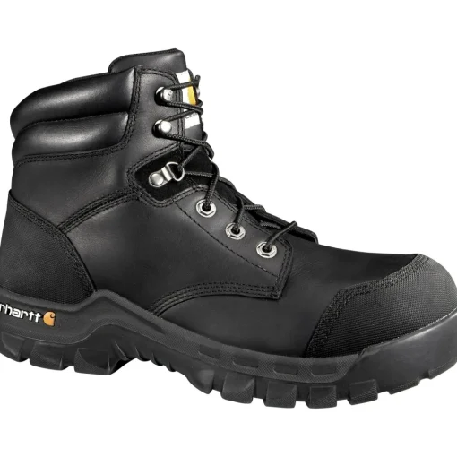 Carhartt Men's Rugged Flex 6" Comp Toe Work Boot - Black - CMF6371