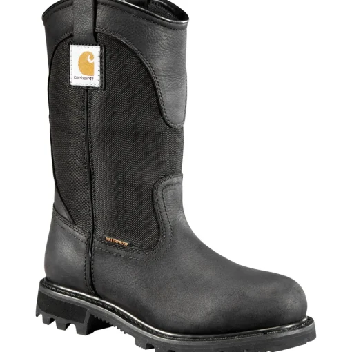Carhartt Women's 10" WP Wellington Work Boot - Black - CWP1151