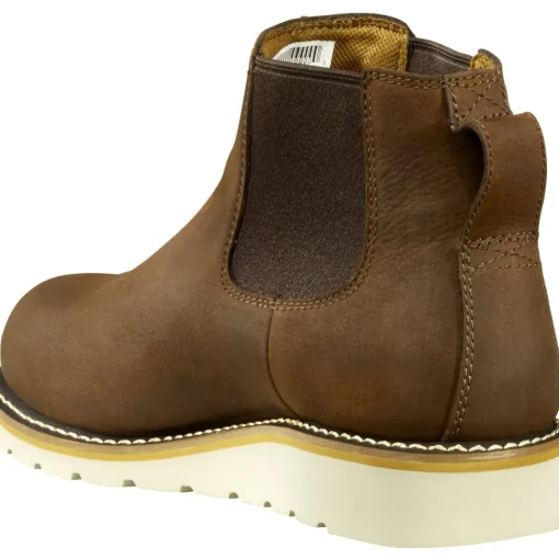 Carhartt Women's Chelsea 5" Soft Toe Wedge Work Boot- Brown - FW5025-W