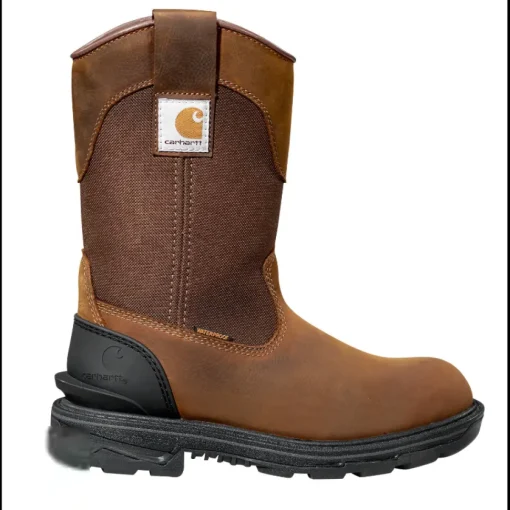 Carhartt Women's Ironwood 11" Alloy Toe WP Wellington Boot -Brown- FT1502-W