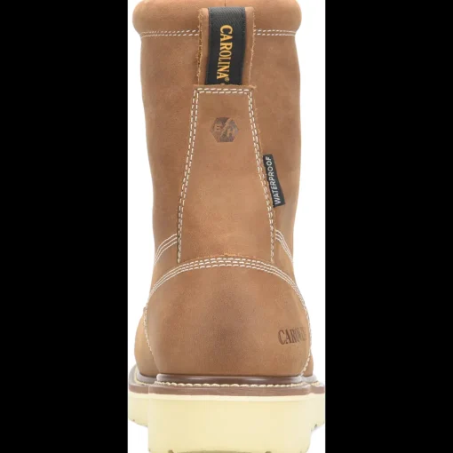 Carolina Men’s AMP 8” Comp Toe WP Wedge Work Boot - Brown - CA7842