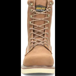 Carolina Men’s AMP 8” Comp Toe WP Wedge Work Boot - Brown - CA7842