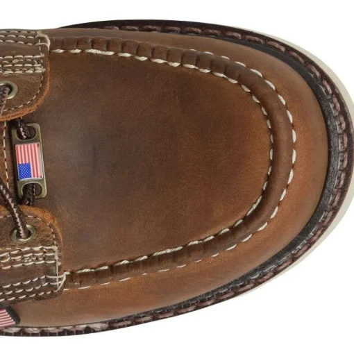 Carolina Men's Amp 8" Steel Toe USA Made Wedge Work Boot -Brown- CA8512