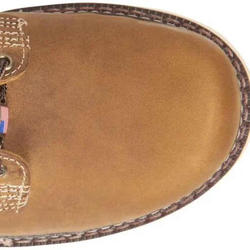 Carolina Men's Amp USA 8" Steel Toe Slip Resist Work Boot -Brown- CA7505
