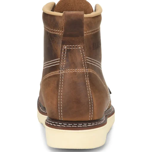 Carolina Men's AMP USA Made 6" Stl Toe Wedge Work Boot Brown - CA7811
