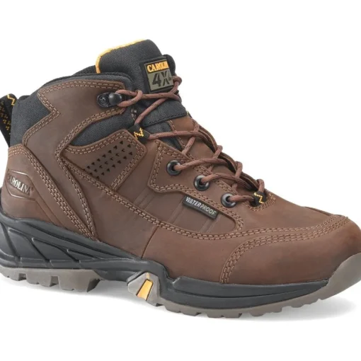 Carolina Men's Builder 5" WP Slip Resist Steel Toe Hiker Work Boot - Brown - CA4501