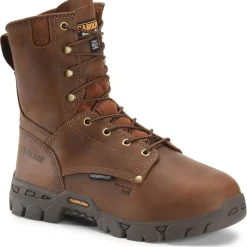 Carolina Men's Buster 8" Comp Toe WP Metguard Work Boot -Brown- CA9582