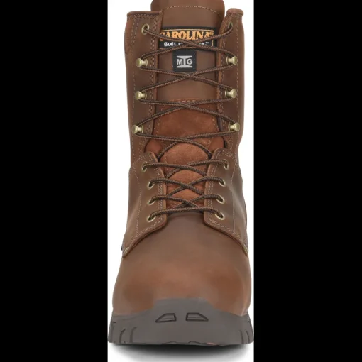 Carolina Men's Buster 8" Comp Toe WP Metguard Work Boot -Brown- CA9582