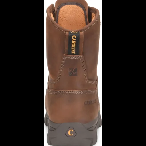 Carolina Men's Buster 8" Comp Toe WP Metguard Work Boot -Brown- CA9582