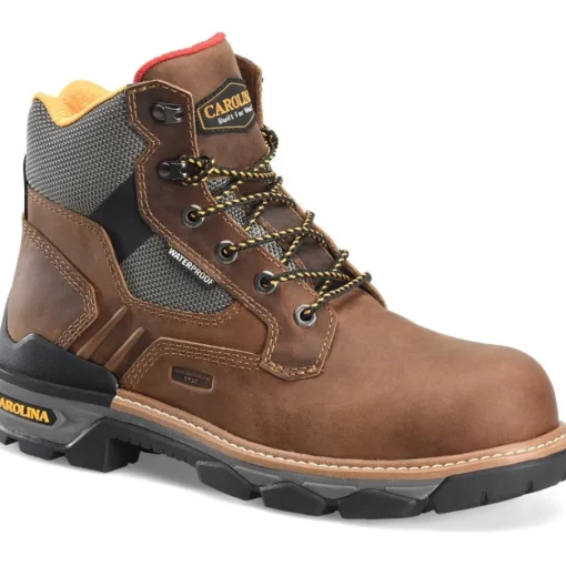 Carolina Men's Cancellor 6" WP Slip Resist CT Work Boot - Brown - CA7831