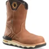 Carolina Men's Earthmover 10" WP Comp Toe Wedge Work Boot -Brown- CA7833