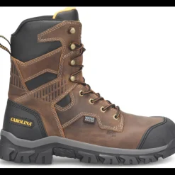 Carolina Men's Falcon 8" Steel Toe WP Slip Resist Work Boot -Brown- CA3592