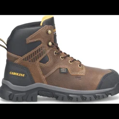 Carolina Men's Falcon 6" Steel Toe WP Metguard Work Boot -Brown- CA3591