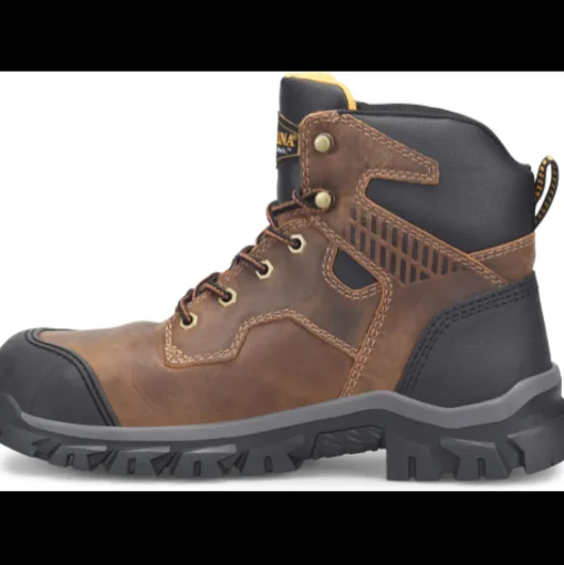 Carolina Men's Falcon 6" Steel Toe Lo WP Work Boot -Brown- CA3590