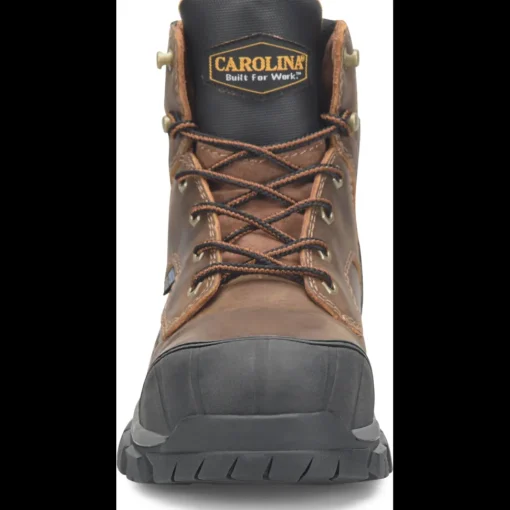 Carolina Men's Falcon 6" Steel Toe Lo WP Work Boot -Brown- CA3590