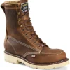 Carolina Men's Ferric USA Made 8" Steel Toe Moc Toe Work Boot - Brown - CA7516