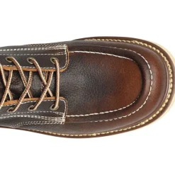 Carolina Men’s Flatiron 6” Moc Toe Wedge Work Boot - Brown - CA7043