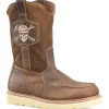 Carolina Men’s Flatiron Wellington 10" MT Casual Work Boot -Brown- CA7044