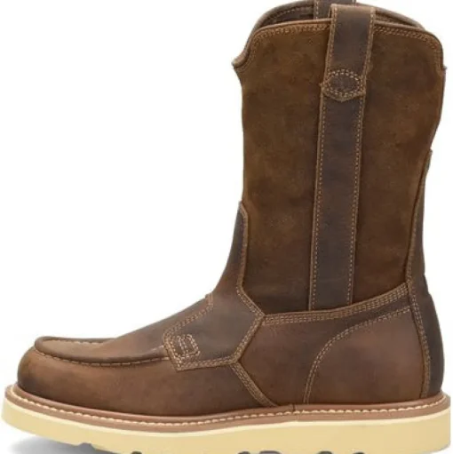 Carolina Men’s Flatiron Wellington 10" MT Casual Work Boot -Brown- CA7044