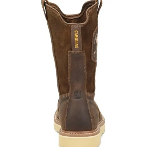 Carolina Men’s Flatiron Wellington 10" MT Casual Work Boot -Brown- CA7044