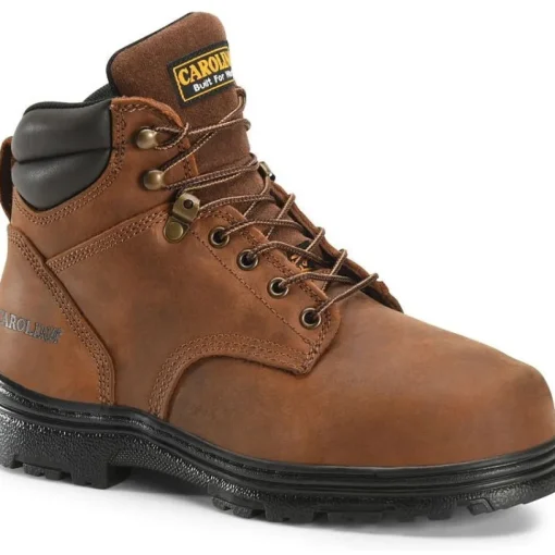 Carolina Men's Foreman 6" Steel Toe WP Metguard Work Boot -Brown- CA3527