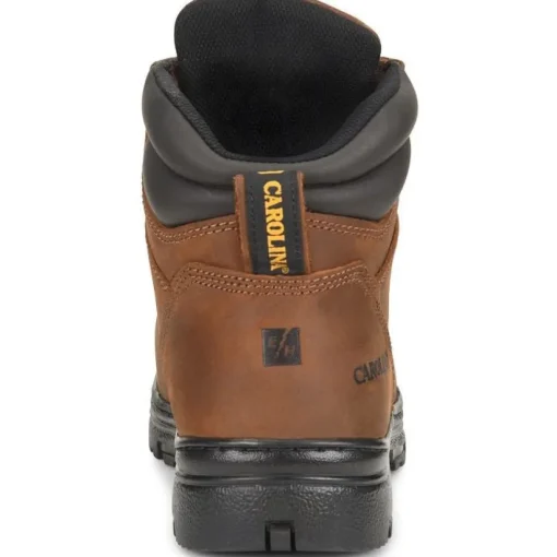 Carolina Men's Foreman 6" Steel Toe WP Metguard Work Boot -Brown- CA3527