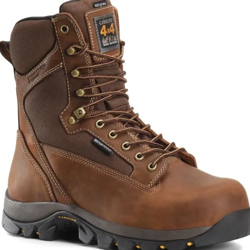 Carolina Men's Forrest 8" Soft Toe WP Insulated Work Boot -Brown- CA4015