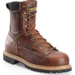 Carolina Men's Grind 8" WP Comp Toe Work Boot - Brown - CA5529