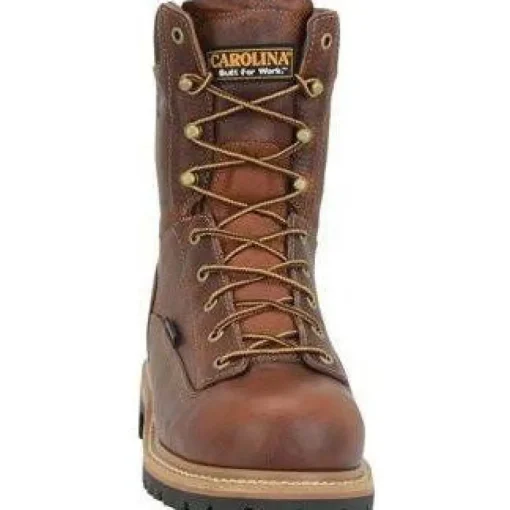 Carolina Men's Grind 8" WP Comp Toe Work Boot - Brown - CA5529
