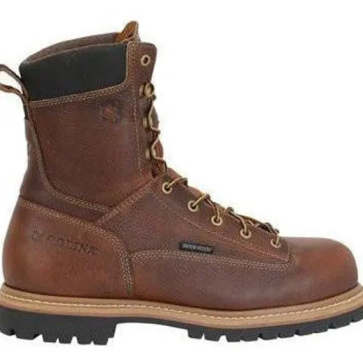 Carolina Men's Grind 8" WP Comp Toe Work Boot - Brown - CA5529