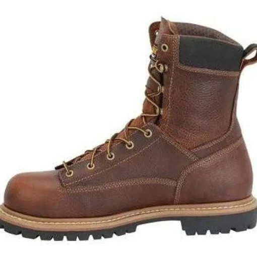 Carolina Men's Grind 8" WP Comp Toe Work Boot - Brown - CA5529