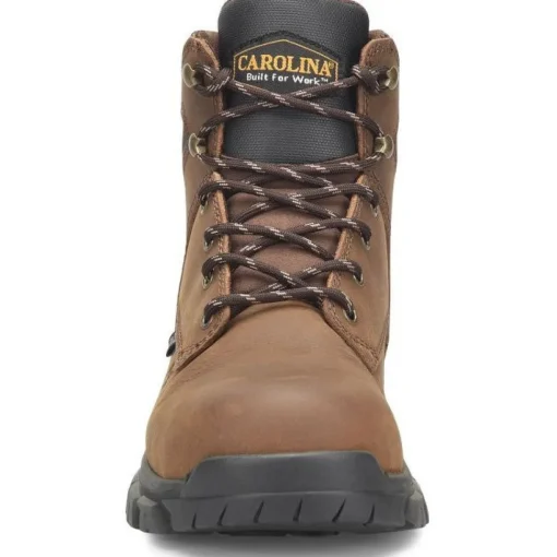 Carolina Men's Gruntz 6" Soft Toe Waterproof Work Boot -Brown- CA3093