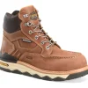 Carolina Men's Guardian 6" WP Comp Toe Wedge Work Boot - Brown - CA7834