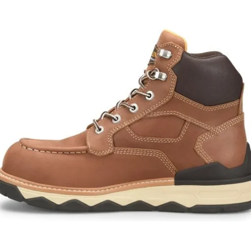 Carolina Men's Guardian 6" WP Comp Toe Wedge Work Boot - Brown - CA7834