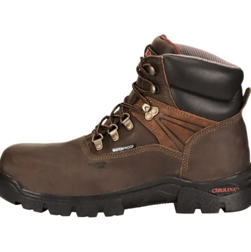 Carolina Men's Hook 6" Comp Toe WP Hiker Work Boot - Brown - CA5537